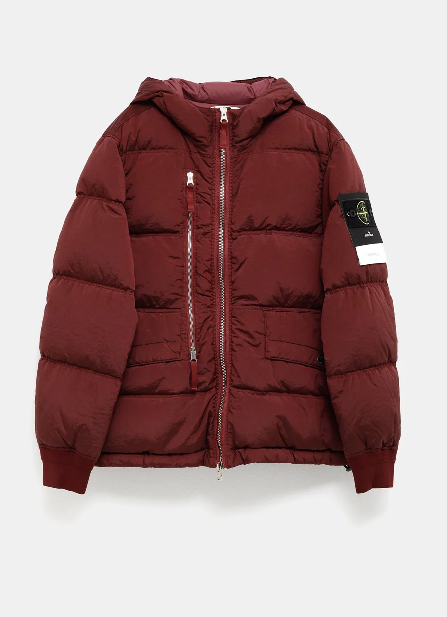 Plumífero corto Nylon Metal