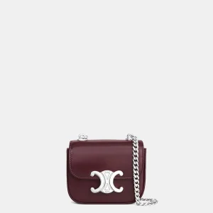 Mini Claude de piel de becerro brillante