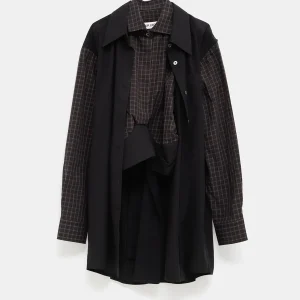 Camisa con fajín para mujer