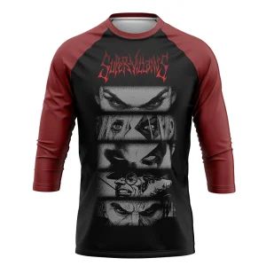 Playera Pijama Ranglan Batman Supervillanos