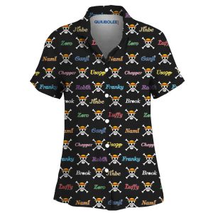 Camisa Pijama One Piece Mugiwaras