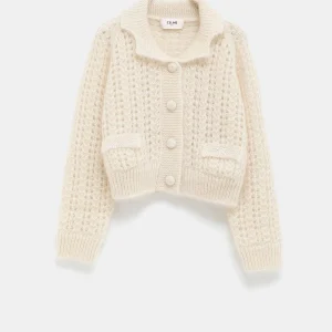 Cárdigan de mohair para mujer