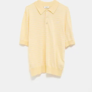 Polo a rayas de manga corta para hombre