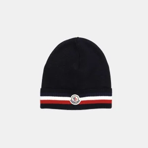 Gorro de lana tricolor para hombre