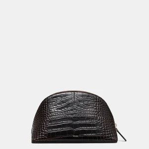 Bolso Toteme de piel con efecto cocodrilo