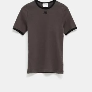 Camiseta Signature de contraste para mujer