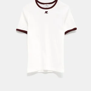 Camiseta Signature de contraste para mujer