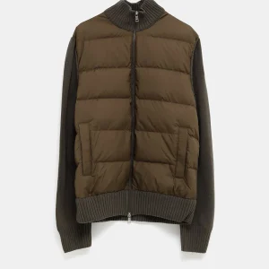 Cárdigan tricot con cremallera para hombre