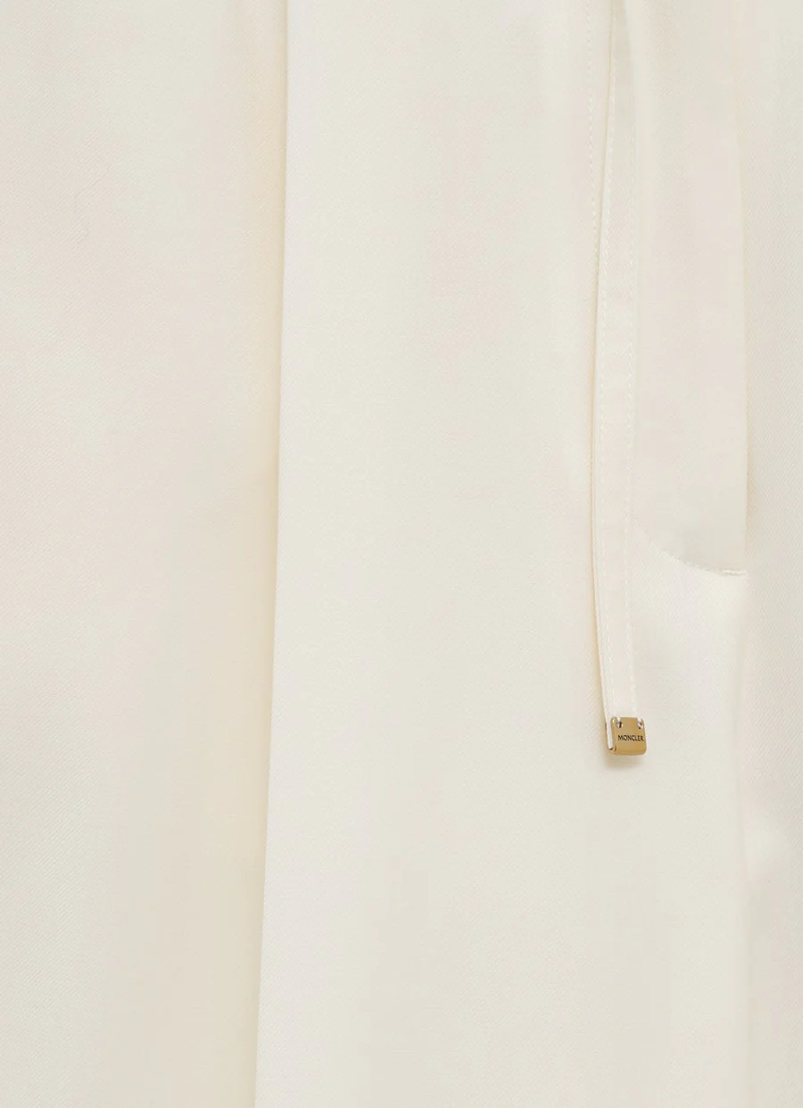 Pantalones de gabardina de lana para mujer - Imagen 3