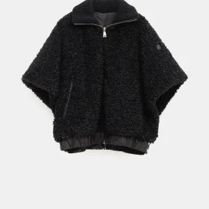 Capa reversible de peluche para mujer