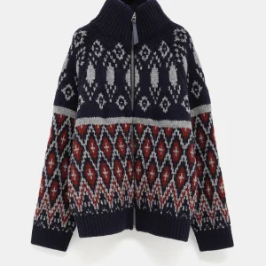 Cárdigan con cremallera