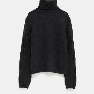 Jersey de cuello alto para mujer