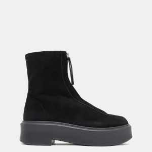 Botín con cremallera para mujer