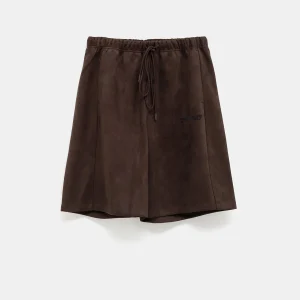 Pantalón corto de ante para hombre