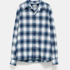 Camisa de cuadros degradados para hombre