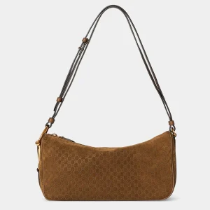 Bolso de hombro Half Horsebit mediano