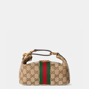 Minibolso Gucci Vanity con tribanda Web