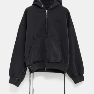 Hoodie con cordones para mujer