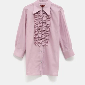 Camisa con volantes para mujer