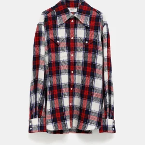 Camisa de cuadros para mujer