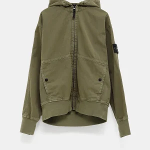 Chaqueta de lona con capucha