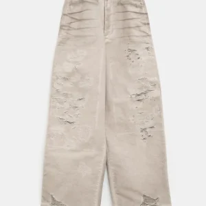 Pantalón reparado regular para hombre