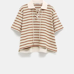 Polo a rayas para mujer