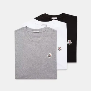 Camiseta con logo para hombre (pack de 3)