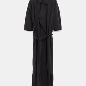 Vestido camisero asimétrico