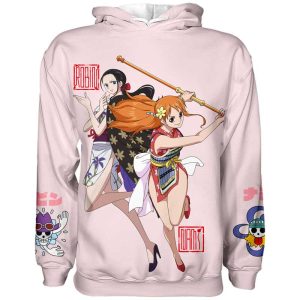 Sudadera One Piece Mugiwaras Nami y Robin