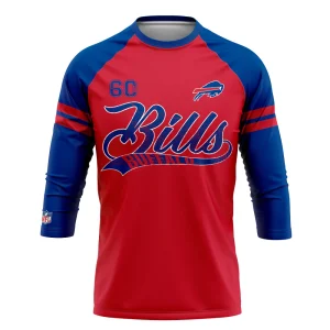 Playera Pijama Ranglan Buffalo Bills Classic