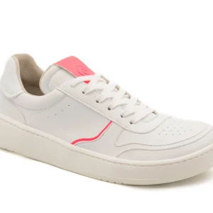 DEPORTIVAS COMBI BLANCO Y FUCSIA