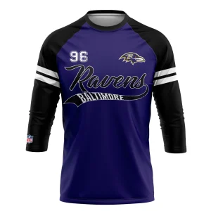 Playera Pijama Ranglan Baltimore Ravens Classic