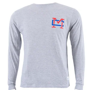 Playera manga larga gris