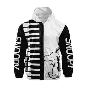 Bomber Jacket Snoopy Piano