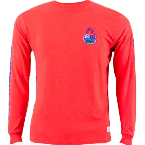 Playera manga larga roja