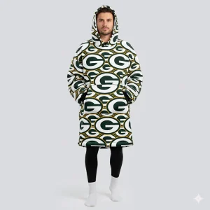 Sudaderota Green Bay Packers MaxiLogo