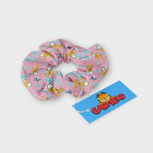 Scrunchy Garfield Pink