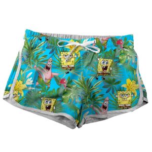 Short Pijama Bob Esponja y Patricio Tropical