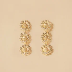 Pendientes Sunflower Gold · Madame ·