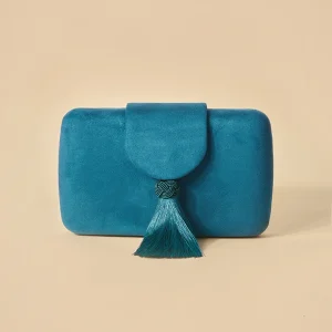Clutch Clotilde Azul · Madame ·