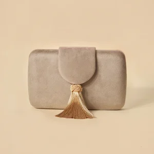 Clutch Clotilde Taupe · Madame ·