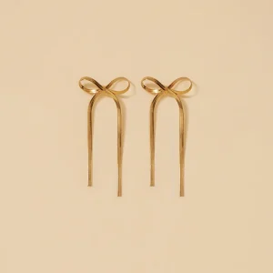 Pendientes Long Bow Gold · Allure ·