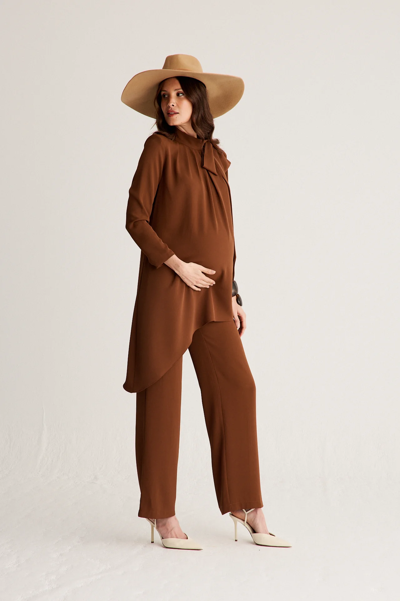 Pantalon Cory Choco 路 Embarazada 路 - Imagen 3