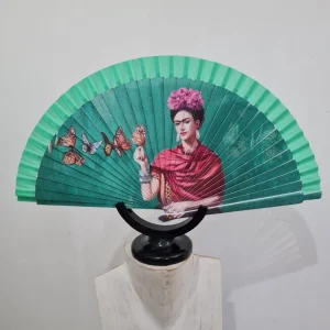 Abanico SF-1045 Frida Kalo Verde