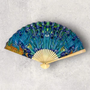Abanico grande Lirios