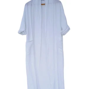 Chaqueta larga blanca 2903