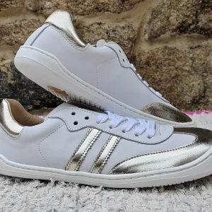 SNEAKERS SAMBAS BLANCO Y CAVA