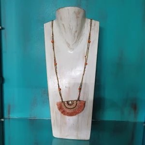 Collar de Acero e Hilo chino BCN009