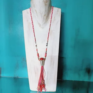 Collar de Gamusa y Piedras BCN016